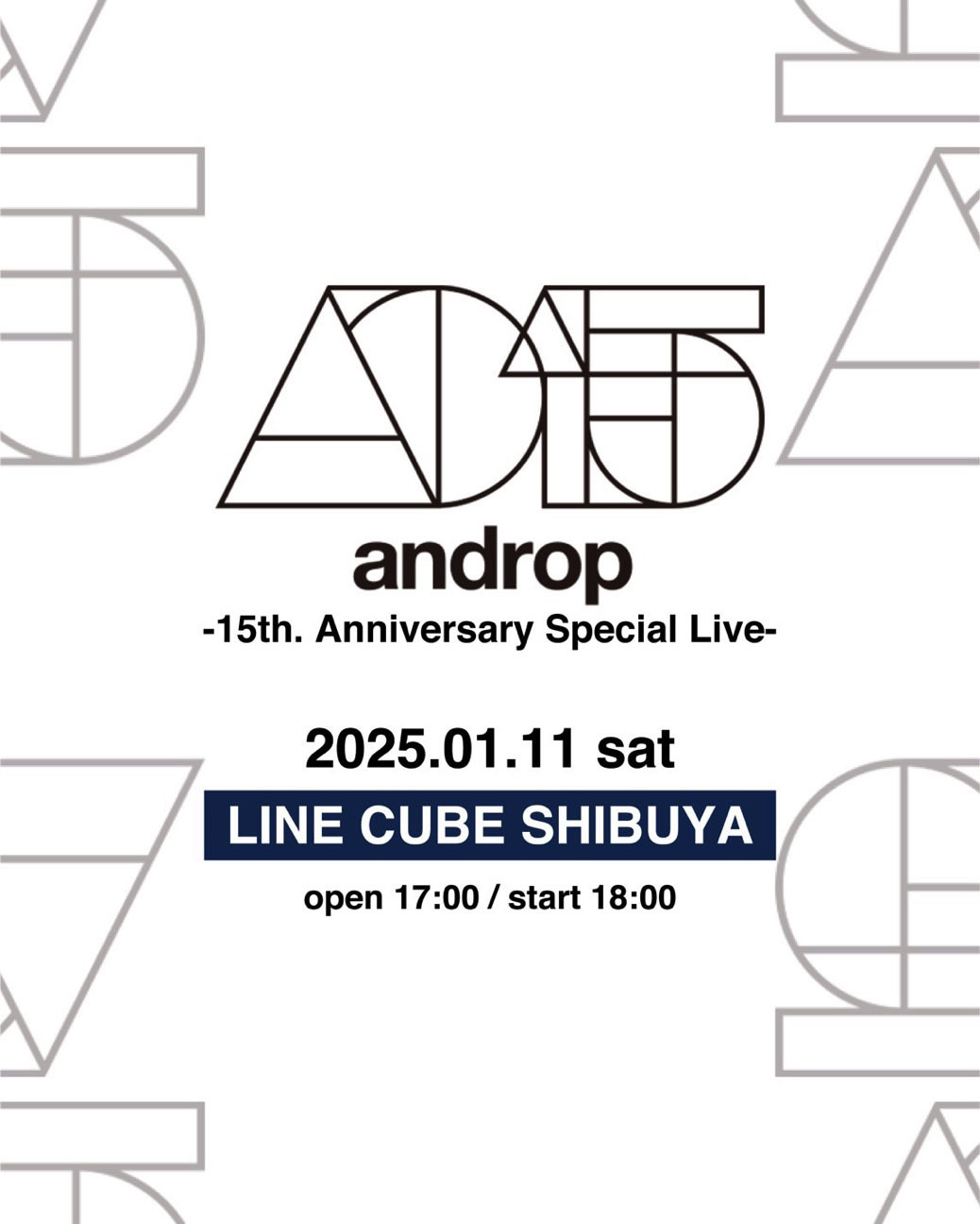 androp -15th. Anniversary Special Live-