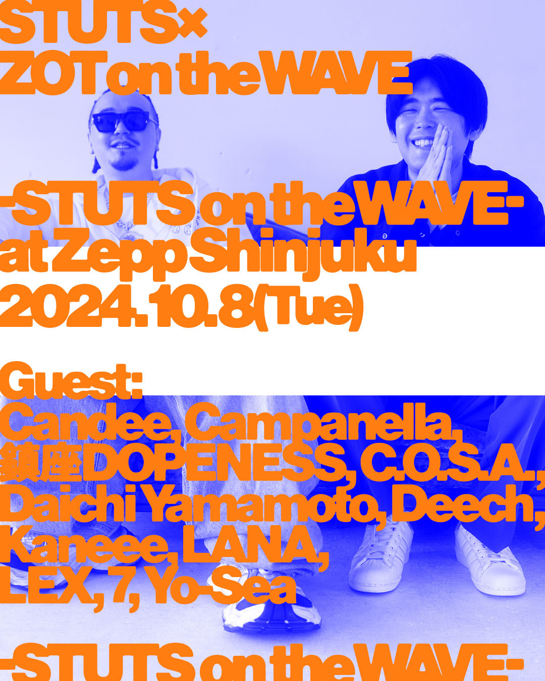 STUTS × ZOT on the WAVE -STUTS on the WAVE- at Zepp Shinjuku