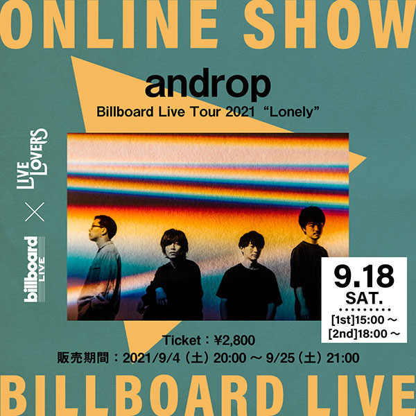 androp Billboard Live