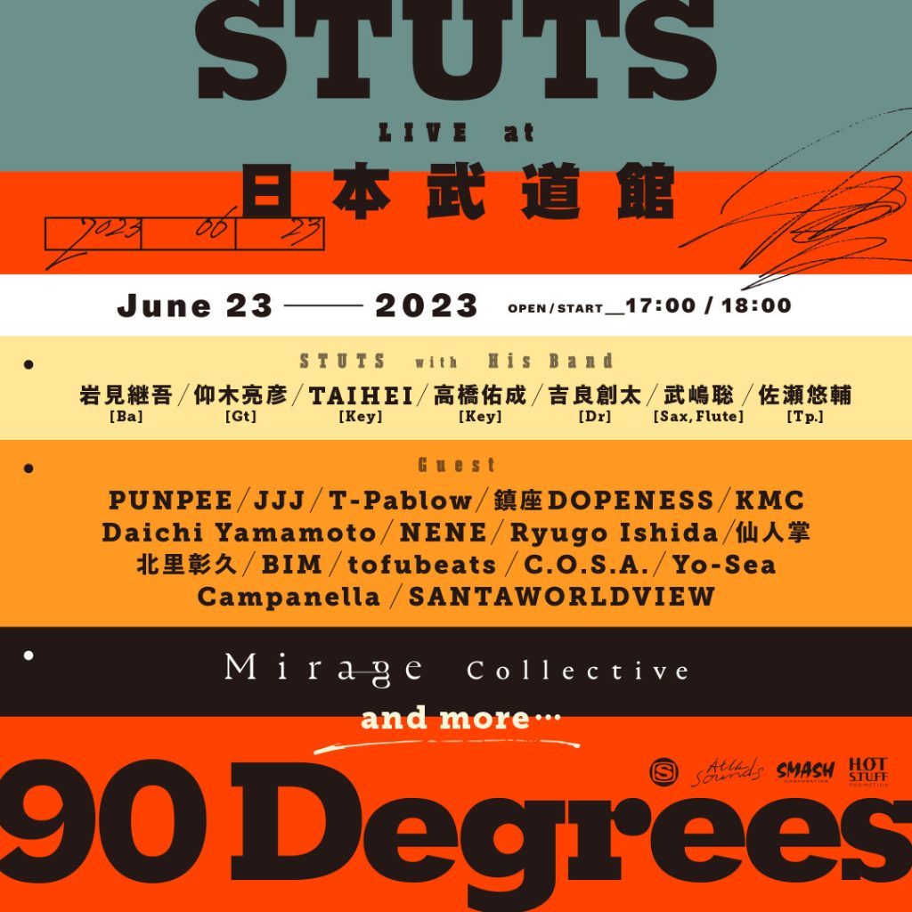 STUTS “90 Degrees” LIVE at 日本武道館